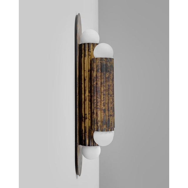 Vesta Triple Wall Sconce by Schwung For Sale - Image 11 of 18