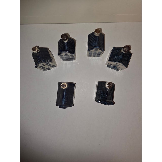 KLM Dutch Delft Miniature Building Liquor Bottles For Sale - Image 9 of 9