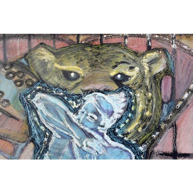 Modern The Lion Tamer, 1970, Mixed Media, Framed For Sale - Image 3 of 6