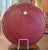 Red 19th Century French Hand-Painted Tole Tray With Harbor Scene For Sale - Image 8 of 8