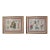 Pair of Large Floral Botanical German Color Engravings For Sale