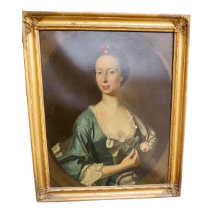 !8th Century Portrait of Noble Lady School Scottish/English Ramsey?