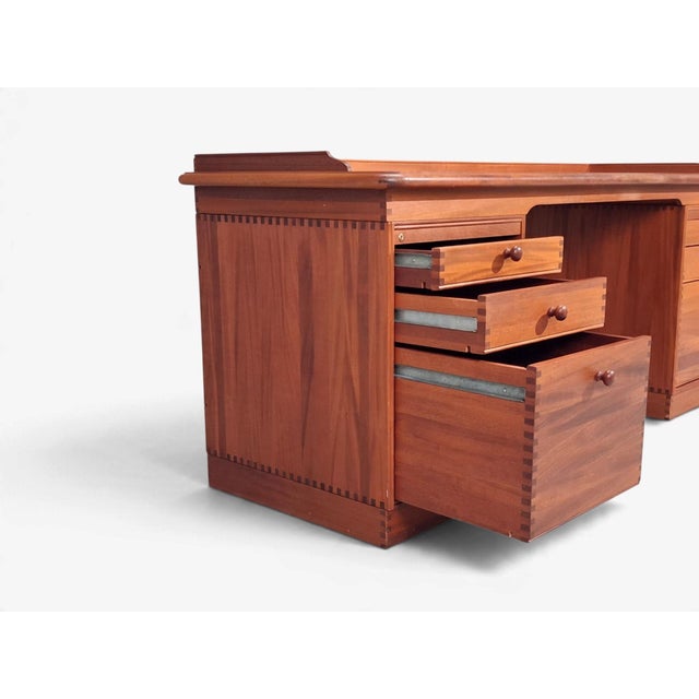 Andreas Hansen, Danish Modern, Partners Desk, Teak, Denmark, 1960s For Sale - Image 9 of 16