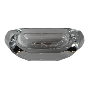 Large Signed Baccarat French Crystal Ashtray