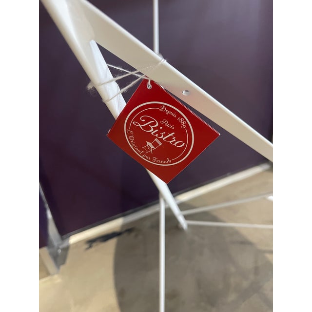 Metal Fermob Outdoor Folding Bistro Table For Sale - Image 7 of 7