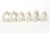 These charming vintage 1960's white bisque porcelain napkin rings are still in their original vintage box and never used....