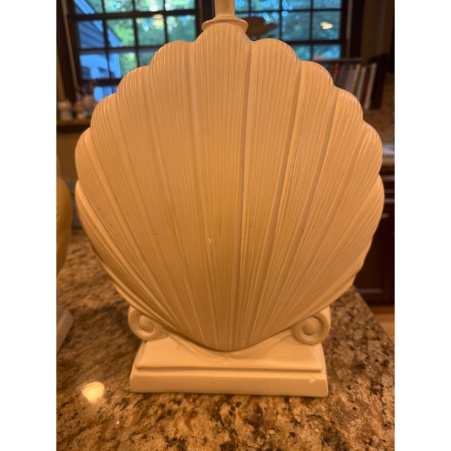 1960s 1960s Royal Haegar Mid-Century Modern Shell Lamp - a Pair For Sale - Image 5 of 5