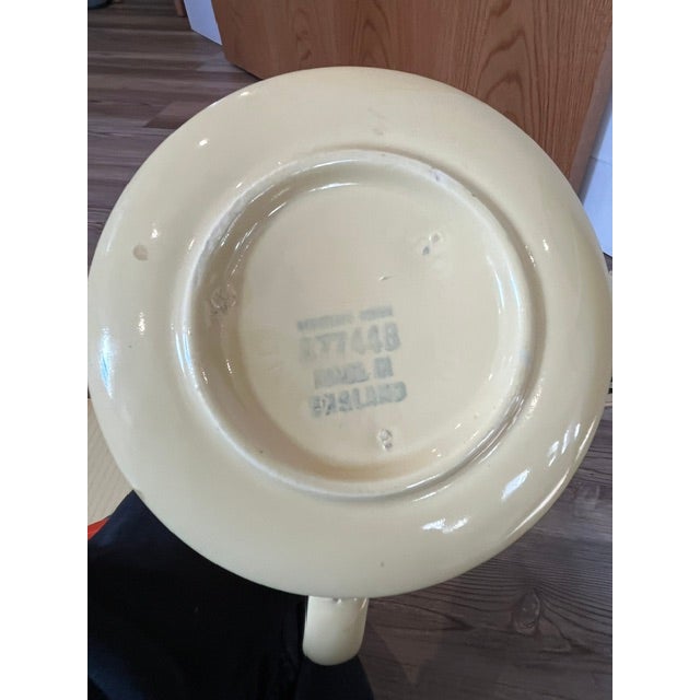 Mid 20th Century Ceramic Teapot With Felt Warmer Insulator Cover For Sale In New York - Image 6 of 16