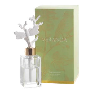 Veranda French Gardenia Porcelain Diffuser, Dragonfly