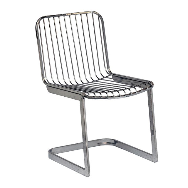 Mid-Century Modern Set of 3, MCM Chrome Chairs For Sale - Image 3 of 15