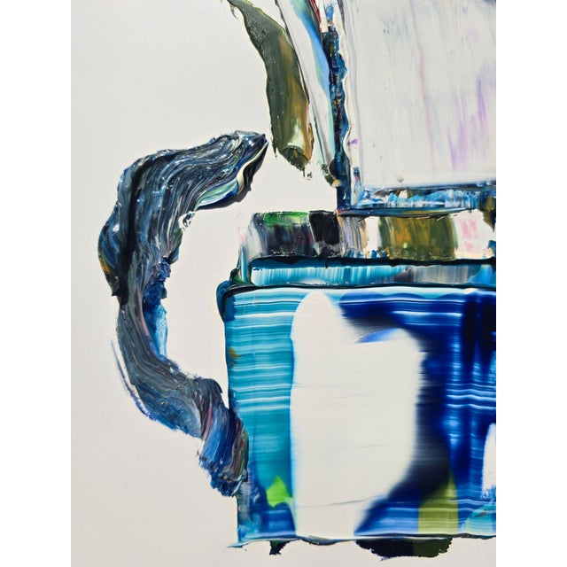 Contemporary Still Life Vase With Flowers | Abstract Figurative | Diane Grant For Sale - Image 6 of 9