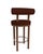 Collector Modern Moca Bar Chair in Wood Fabric and Smoked Oak by Studio Rig For Sale - Image 4 of 7