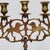 Rustic European Early 20th Century 5 Candle Brass Polish Jewish Shabbat Candelabra "Lions of Judah" For Sale - Image 3 of 14