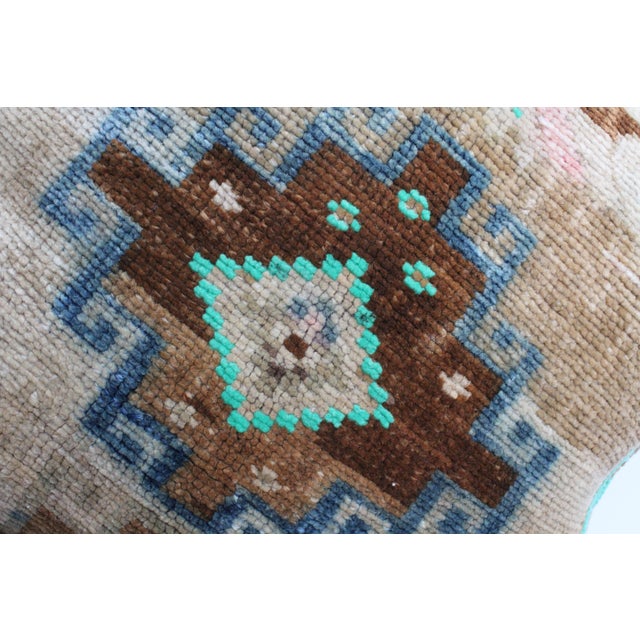 Mid-Century Modern Turkish Kilim Decorative Pillow Cover - 18"x18" For Sale - Image 3 of 13