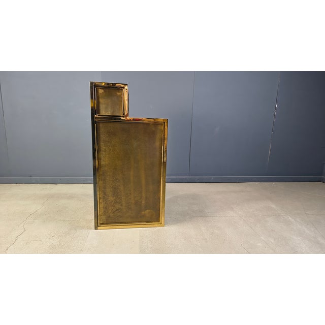 Vintage Brass Bar Counter from Belgochrom, 1970s For Sale - Image 6 of 17