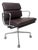 Eames for Herman Miller Soft Pad Management Chair - Dark Burgundy Leather For Sale