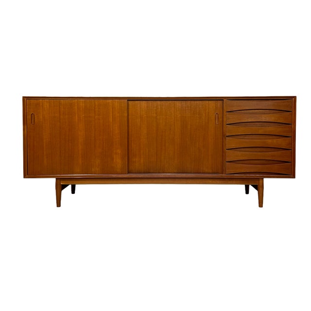 Vintage Mid-Century Danish Teak OS29 Sideboard by Arne Vodder for Sibast, 1960s For Sale
