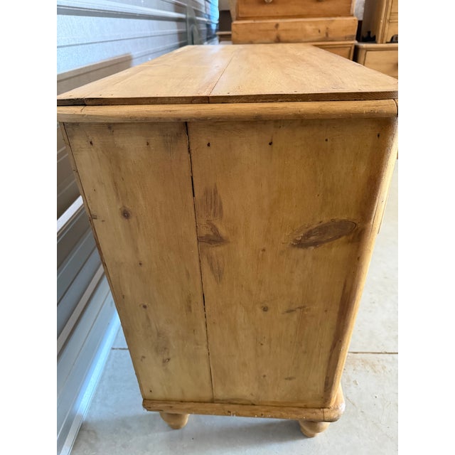 Antique Pine Two Over Two Drawers - Chest of Drawers From England For Sale - Image 17 of 18