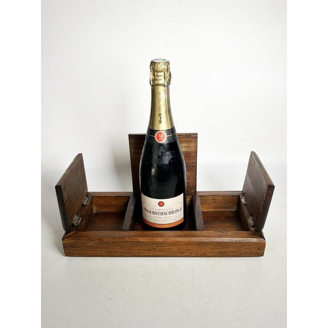 1950s French Provincial Wood Box with Sculpted Decors, France, 1950 For Sale - Image 5 of 13