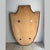 Vintage Italian Patinated Brass Shield Mirror, 1950s For Sale - Image 13 of 14