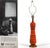 Phil-Mar Ceramic Table Lamp with Rich Orange Glaze For Sale In Chicago - Image 6 of 6