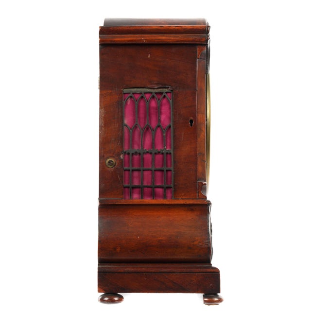 19th Century 19th Century Mahogany Bracket Clock For Sale - Image 5 of 10