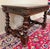 Antique French Henri II Style Writing Desk Barley Twist Carved Walnut 19th C For Sale - Image 15 of 18