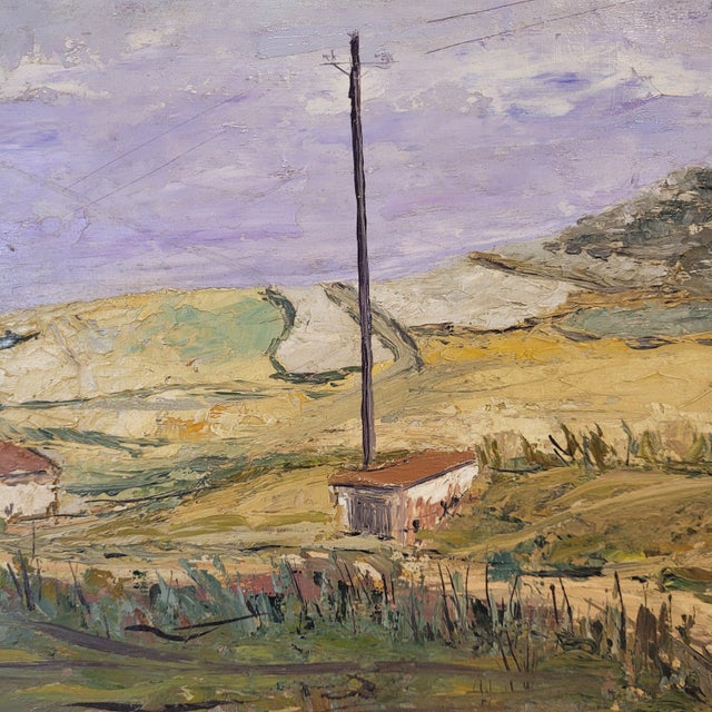 Raimundo De Blas, Spanish Landscape, 1950s, Oil on Canvas, Framed For Sale - Image 11 of 18