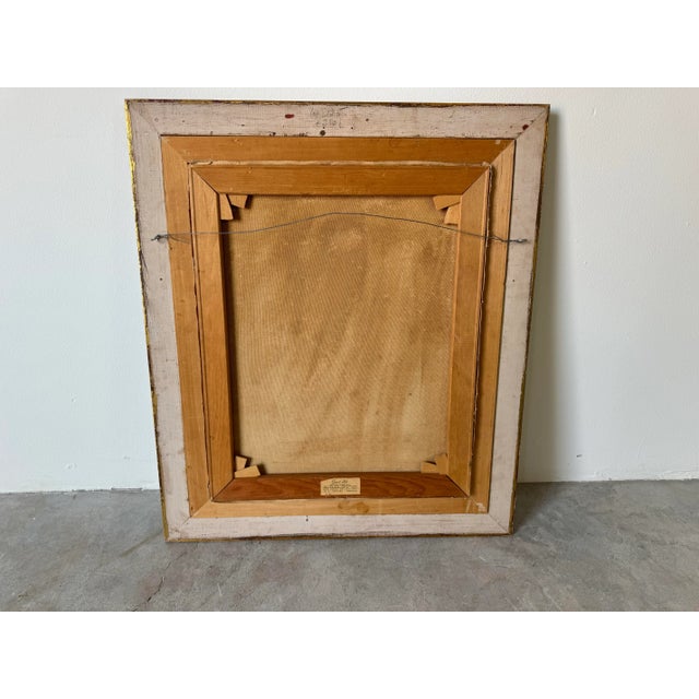 1940"s Harglo Rosse Oil on Canvas Portrait Painting of a Gentleman Man For Sale - Image 12 of 12