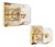 Vintage Glass and Brass Wall Lamps from Glashütte Limburg, 1970s, Set of 2 For Sale