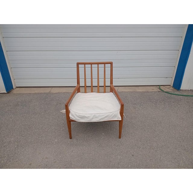 Wood Mid-Century Modern t.h. Robsjohn-Gibbings for Widdicomb Lounge Chair For Sale - Image 7 of 11
