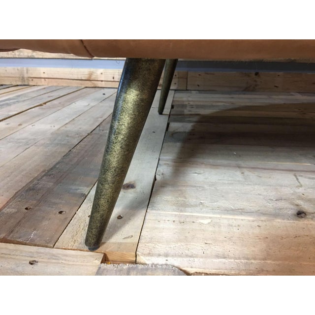 Jhs Wellington Coganc Leather Sofa For Sale In Los Angeles - Image 6 of 10