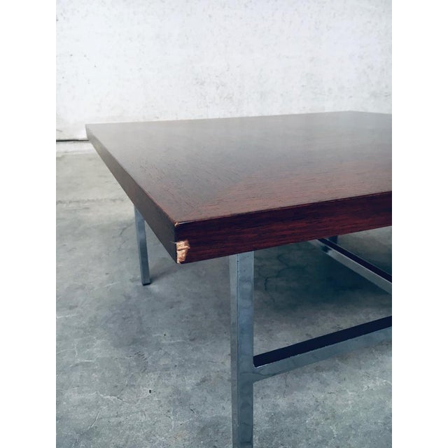 Brown Mid-Century Dutch Coffee Table, Netherlands, 1960s For Sale - Image 8 of 16