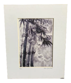 Contemporary Small Sumi Bamboo Limited Edition Print by Rose Sigal Ibsen