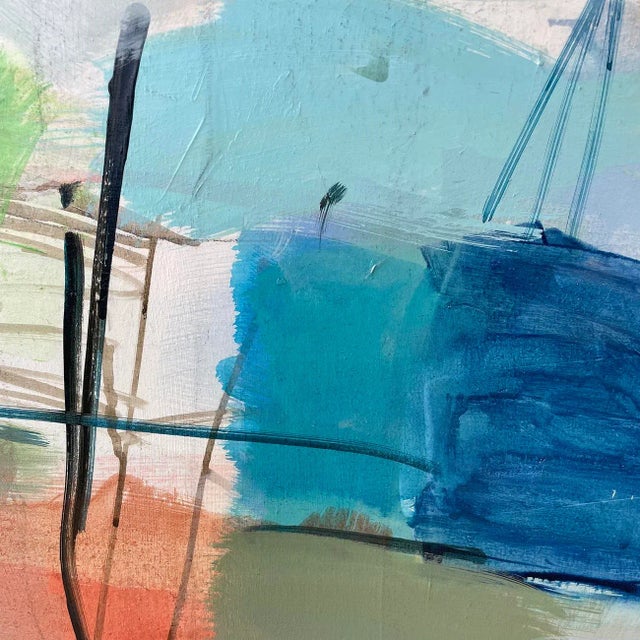 Contemporary Abstract Acrylic on Canvas Painting “Überwölbt” by Andreas Durrer For Sale - Image 4 of 5