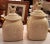 Vintage Farmhouse Off White Rooster Theme Pottery Jars- Set of 2 For Sale - Image 10 of 10