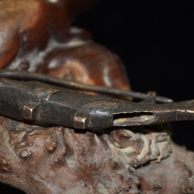 Mid 20th Century Brass Carp Figural Padlock / Trick Lock For Sale - Image 9 of 9