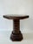 Brown Brutalist Octagonal Side Table in the style of Charles Dudouyt, France, 1940s For Sale - Image 8 of 18