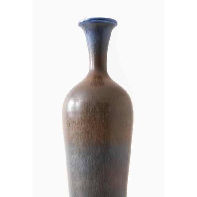 Scandinavian Modern Vase in Ceramic attributed to Berndt Friberg, 1965 For Sale - Image 3 of 8