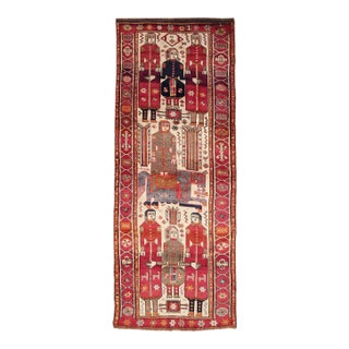 Galerie Shabab Collection Mid-20th Century Persian Pictorial Bakhtiari Tribal Gallery Rug For Sale