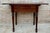 1930s Wood Drop-Leaf Side Table With Two Drawers, 1930s For Sale - Image 5 of 15