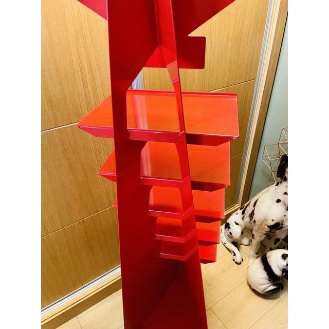 Red Vintage Display Shelf from Juanola For Sale - Image 8 of 18