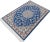 Middle Eastern Hand-Knotted Rug in Virgin Wool and Silk For Sale - Image 5 of 10