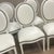 French Custom Leather Louis XVI Dining Chairs, Set of 8 For Sale - Image 3 of 11