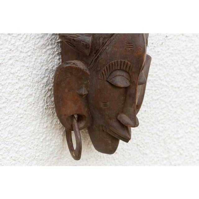 African Bamana Chiwara African Mask Wall Art For Sale - Image 3 of 8