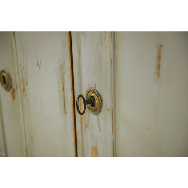 Patinated Two-Part Buffet by Crozatier, 1980s For Sale - Image 12 of 14