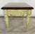 Wood French Louis XVI Style Carved & Antiqued Finish Green Side or End Table For Sale - Image 7 of 11