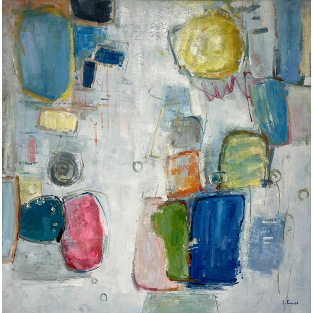 Contemporary Abstract Original Oil Painting For Sale