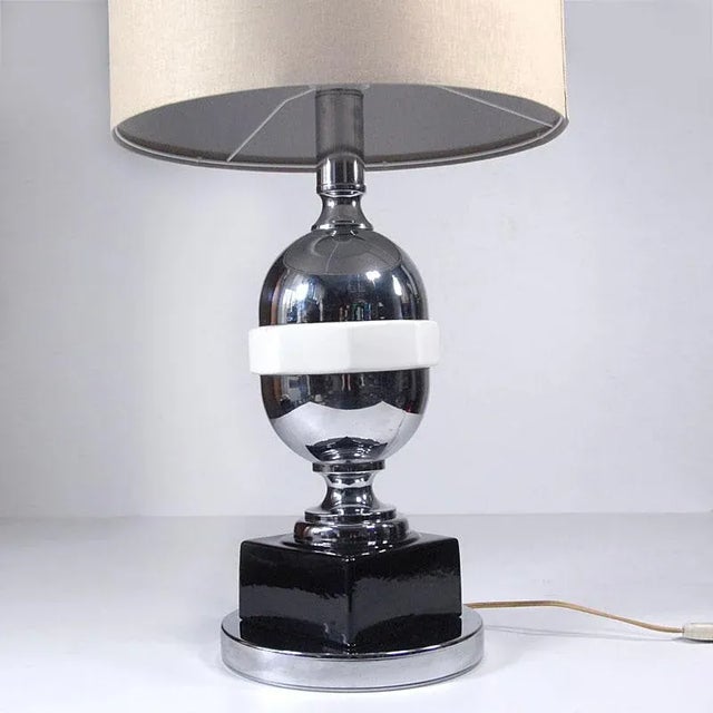 Belgian Space Age Table Lamp, 1970s For Sale - Image 6 of 9