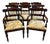 Antique Regency Mahogany Dining and Carver Chairs, 1820, Set of 8 For Sale